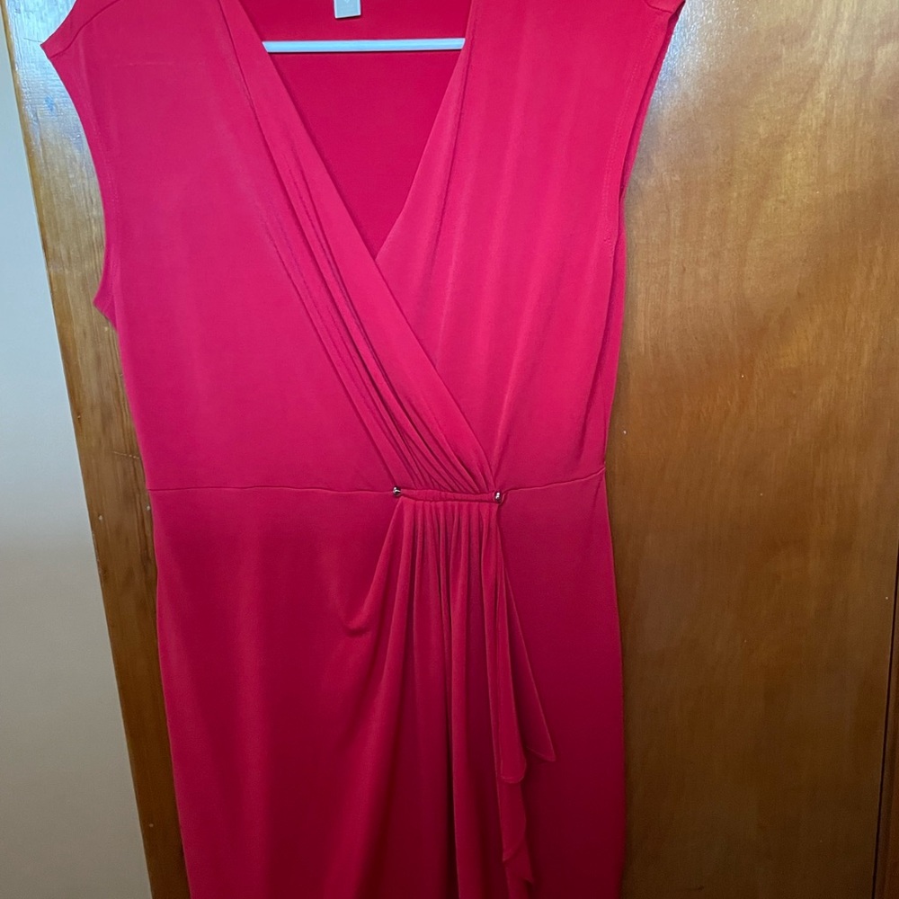 Red Michael Kors dress knee length